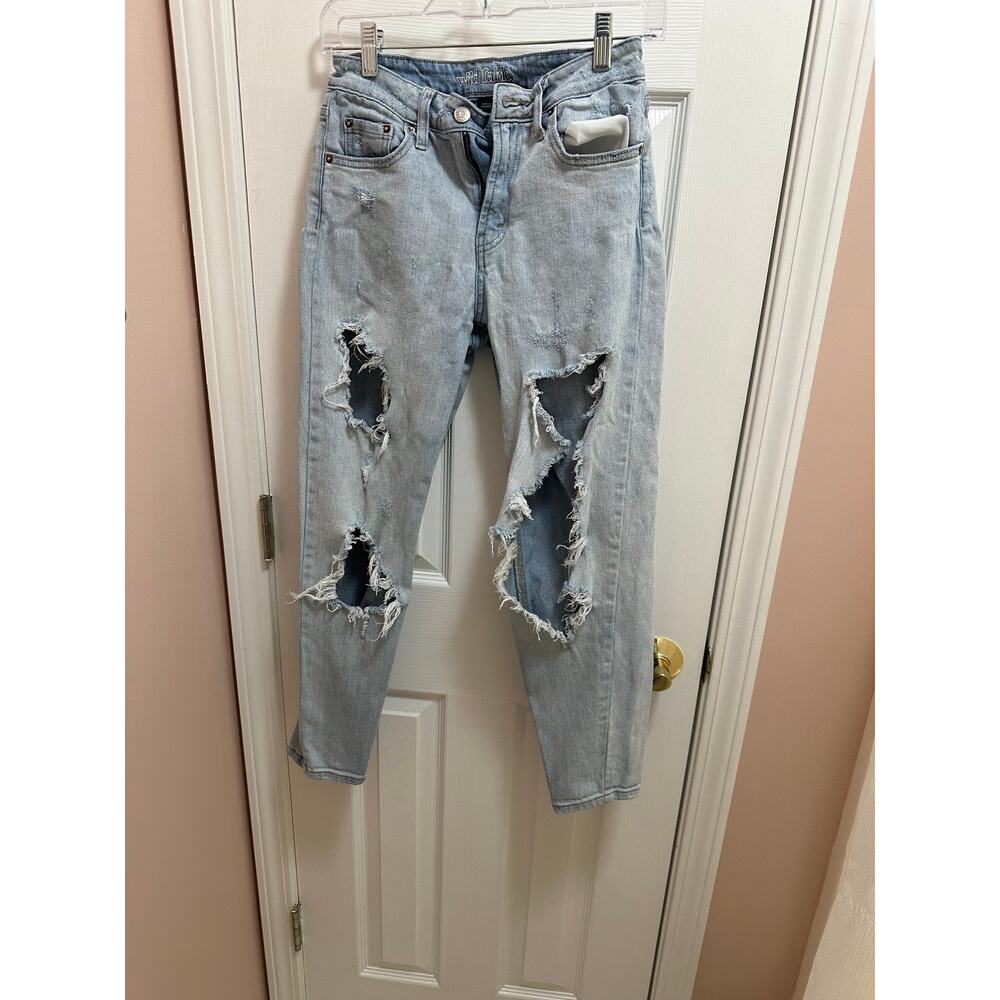 Wild Fable Distressed Jeans Size 30 High-Rise Mom Jeans Size 0